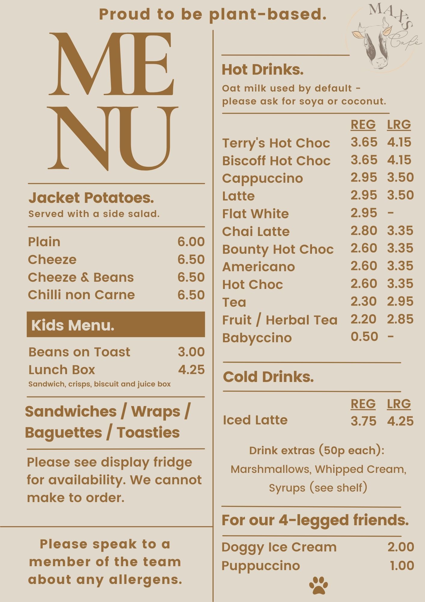 Max's Café Hopefield Animal Sanctuary